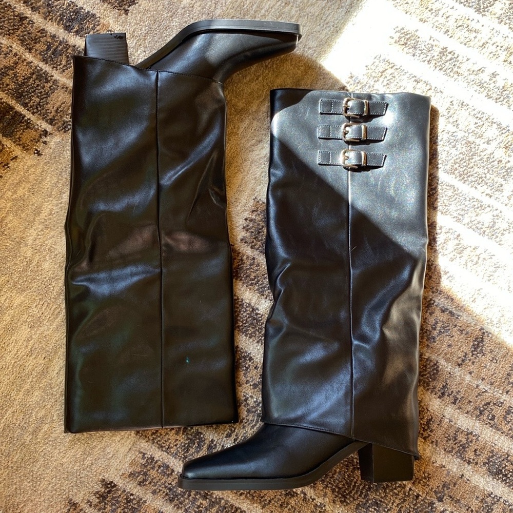 Heeled Knee High Boots